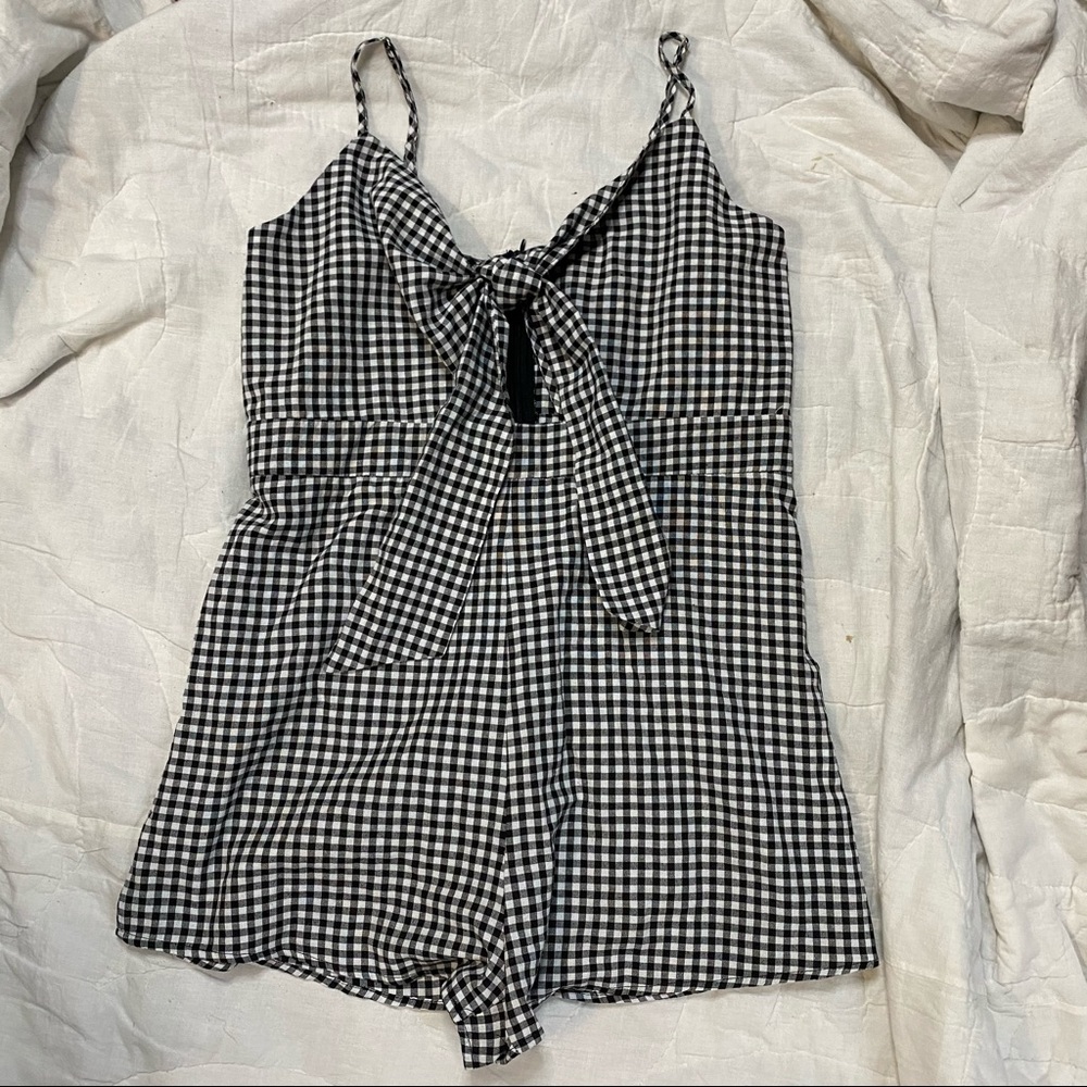 Zaful checked romper